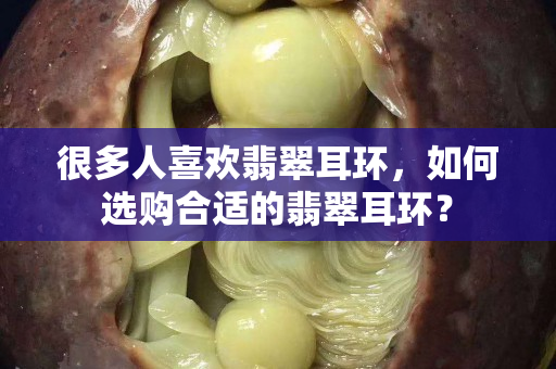 很多人關注國石之家翡翠耳環，如何選購合適的翡翠耳環？