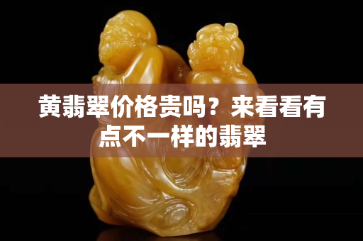 黃翡翠價格貴嗎？來看看有點不一樣的翡翠