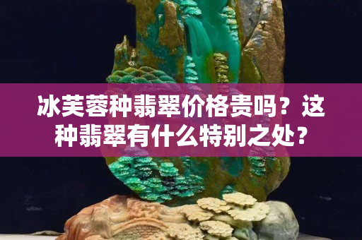冰芙蓉種翡翠價格貴嗎？這種翡翠有什么特別之處？