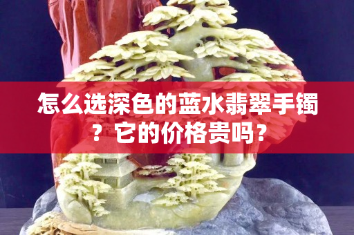 怎么選深色的藍水翡翠手鐲？它的價格貴嗎？