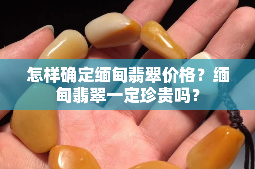 怎樣確定緬甸翡翠價格？緬甸翡翠一定珍貴嗎？