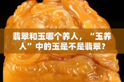 翡翠和玉哪個(gè)養(yǎng)人，“玉養(yǎng)人”中的玉是不是翡翠？