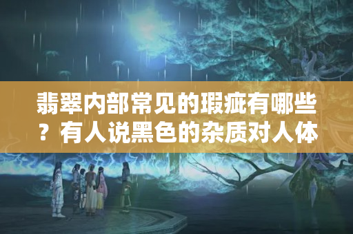 翡翠內部常見的瑕疵有哪些？有人說黑色的雜質對人體有害