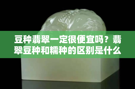 豆種翡翠一定很便宜嗎？翡翠豆種和糯種的區別是什么？
