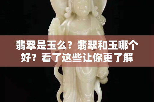 翡翠是玉么？翡翠和玉哪個好？看了這些讓你更了解