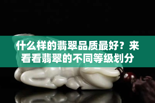 什么樣的翡翠品質最好？來看看翡翠的不同等級劃分