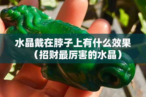 水晶戴在脖子上有什么效果（招財最厲害的水晶）