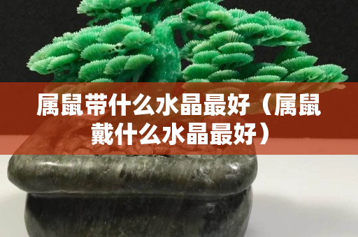 屬鼠帶什么水晶最好（屬鼠戴什么水晶最好）