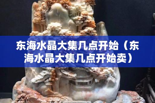 東海水晶大集幾點開始（東海水晶大集幾點開始賣）