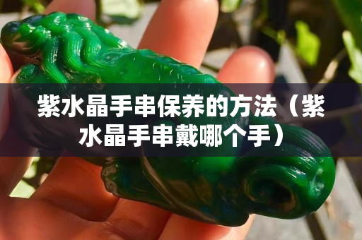 紫水晶手串保養(yǎng)的方法（紫水晶手串戴哪個手）