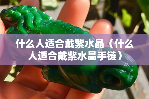什么人適合戴紫水晶（什么人適合戴紫水晶手鏈）