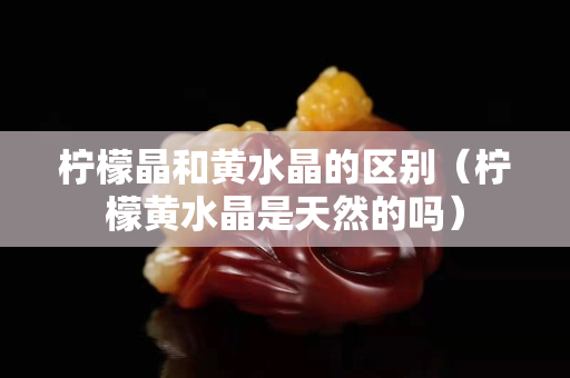 檸檬晶和黃水晶的區(qū)別（檸檬黃水晶是天然的嗎）