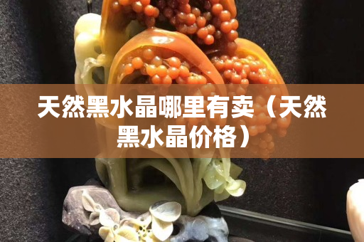 天然黑水晶哪里有賣（天然黑水晶價格）