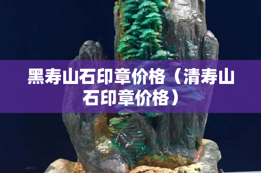 黑壽山石印章價(jià)格（清壽山石印章價(jià)格）