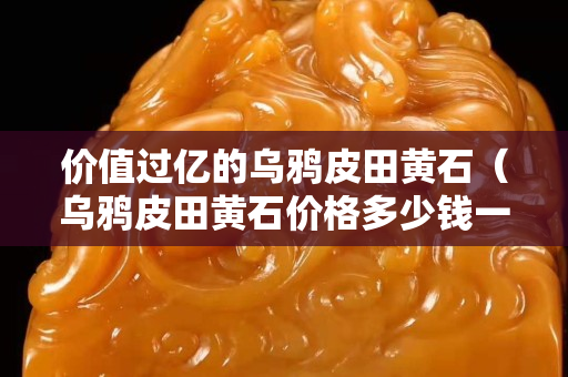 價(jià)值過(guò)億的烏鴉皮田黃石（烏鴉皮田黃石價(jià)格多少錢一克）