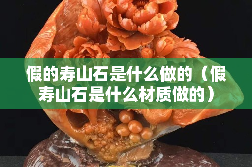 假的壽山石是什么做的（假壽山石是什么材質(zhì)做的）