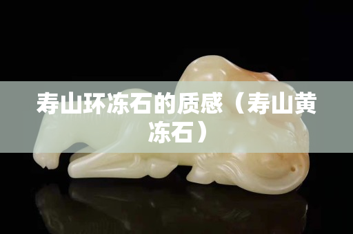 壽山環凍石的質感（壽山黃凍石）