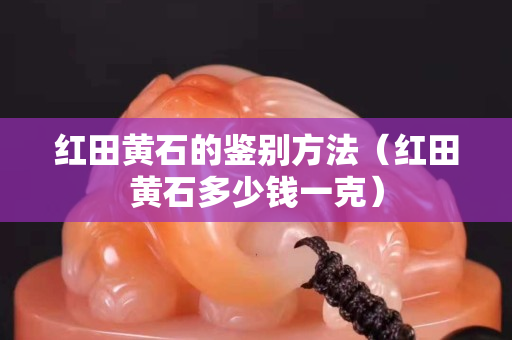 紅田黃石的鑒別方法（紅田黃石多少錢一克）