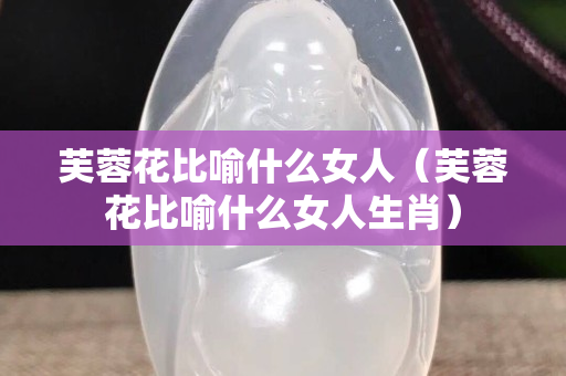 芙蓉花比喻什么女人（芙蓉花比喻什么女人生肖）