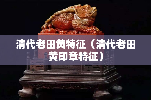 清代老田黃特征（清代老田黃印章特征）