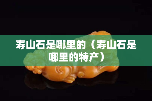 壽山石是哪里的（壽山石是哪里的特產）