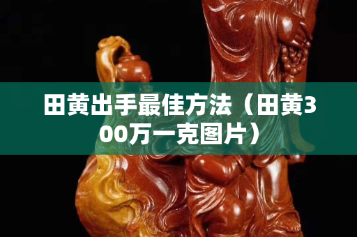 田黃出手最佳方法（田黃300萬一克圖片）