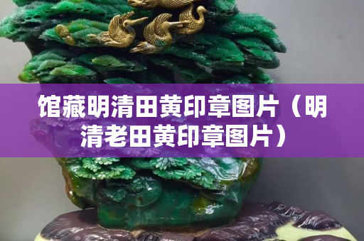 館藏明清田黃印章圖片（明清老田黃印章圖片）