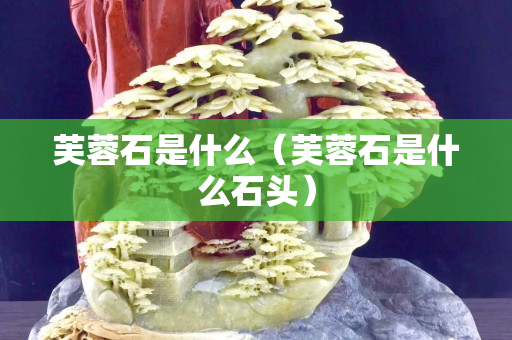 芙蓉石是什么（芙蓉石是什么石頭）