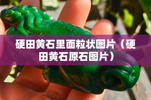 硬田黃石里面粒狀圖片（硬田黃石原石圖片）