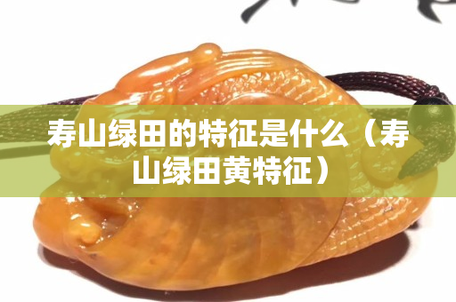 壽山綠田的特征是什么（壽山綠田黃特征）