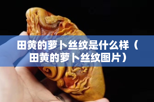 田黃的蘿卜絲紋是什么樣（田黃的蘿卜絲紋圖片）