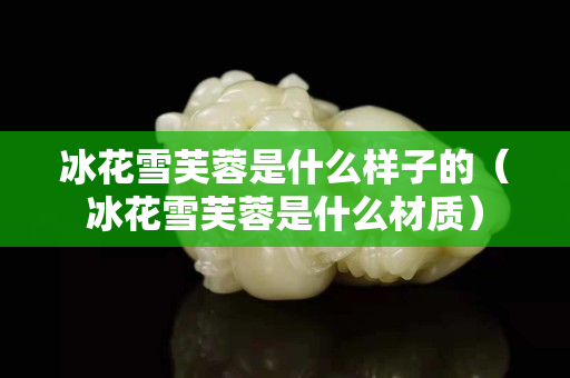 冰花雪芙蓉是什么樣子的（冰花雪芙蓉是什么材質）