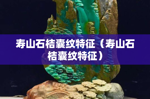 壽山石桔囊紋特征（壽山石桔囊紋特征）