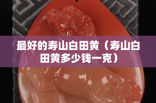 最好的壽山白田黃（壽山白田黃多少錢一克）