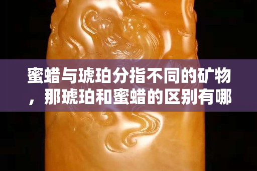 蜜蠟與琥珀分指不同的礦物，那琥珀和蜜蠟的區別有哪些？