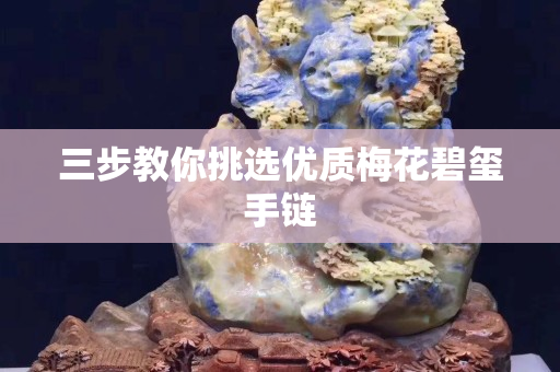 三步教你挑選優質梅花碧璽手鏈