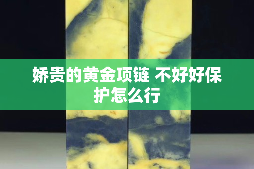 嬌貴的黃金項鏈 不好好保護怎么行