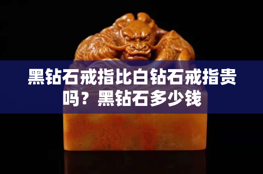 黑鉆石戒指比白鉆石戒指貴嗎？黑鉆石多少錢