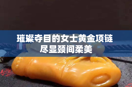 璀璨奪目的女士黃金項鏈 盡顯頸間柔美