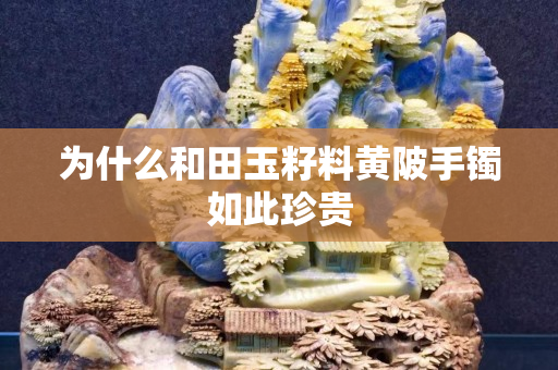 為什么和田玉籽料黃陂手鐲如此珍貴
