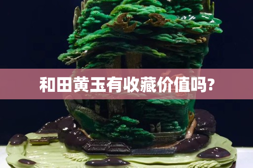 和田黃玉有收藏價值嗎?