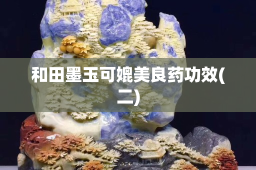 和田墨玉可媲美良藥功效(二)
