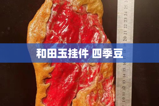 和田玉掛件 四季豆