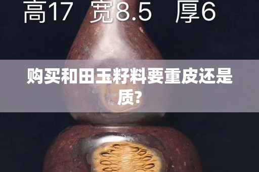 購買和田玉籽料要重皮還是質?