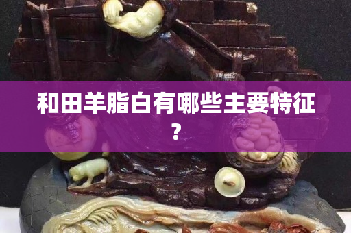 和田羊脂白有哪些主要特征?