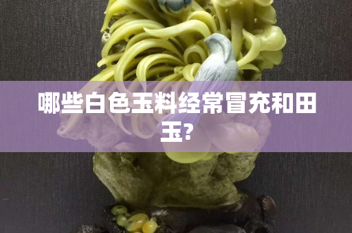 哪些白色玉料經常冒充和田玉?