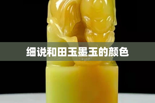 細說和田玉墨玉的顏色