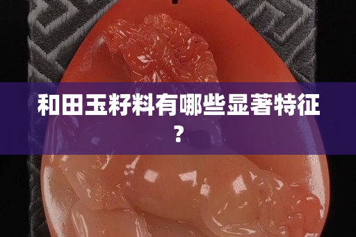 和田玉籽料有哪些顯著特征?