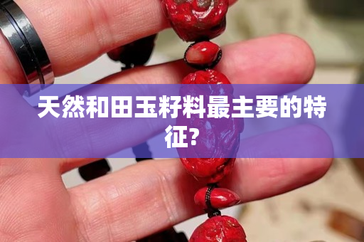 天然和田玉籽料最主要的特征?