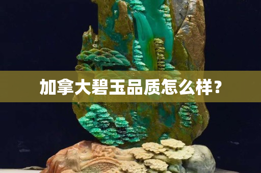 加拿大碧玉品質(zhì)怎么樣？